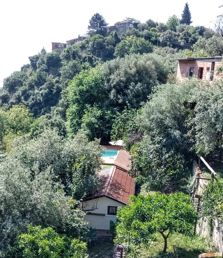Flat With Panoramic Terrace And Private Pool Mt5X3 Apartman Taormina Kültér fotó